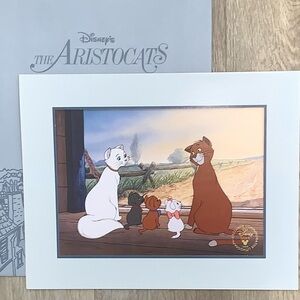 NiP Disney The Aristocats 1996 Exclusive Commemorative Lithograph 14x11